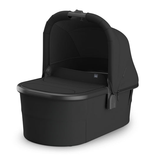 UPPAbaby Bassinet V3 - Compatible with Vista, Cruz, Ridge Strollers - Overnight Sleep Solution - Mattress, Sheet and Bug Shield Included - Jake (Charcoal/Carbon Frame) 🍁 All In One Marketplace Canada