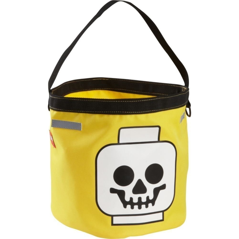 LEGO Halloween Tote Skull, Yellow, One Size