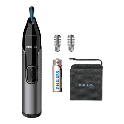 Philips Nose Trimmer Series 3000, Nose, Ear & Eyebrow Trimmer with Protective Guard System & Travel Pouch, NT3650/26 🍁 All In One Marketplace Canada