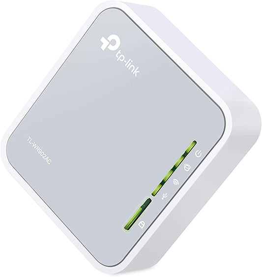 TP-Link AC750 Wireless Portable Nano Travel Router(TL-WR902AC) - Support Multiple Modes, WiFi Router/Hotspot/Bridge/Range Extender/Access Point/Client Modes, Dual Band WiFi, 1 USB 2.0 Port 🍁 All In One Marketplace Canada