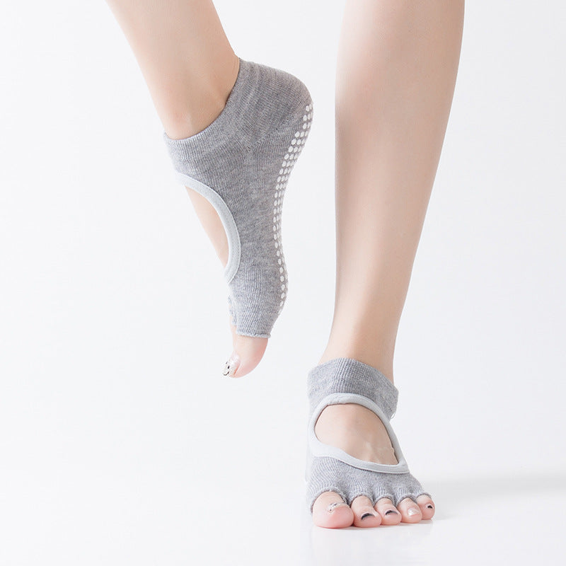 Sports Yoga Toe-Separating Fitness Socks – Non-Slip Performance Socks