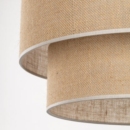 CALISTO JUTE Large  Natural Pendant Lamp - AURABAGS SHOP