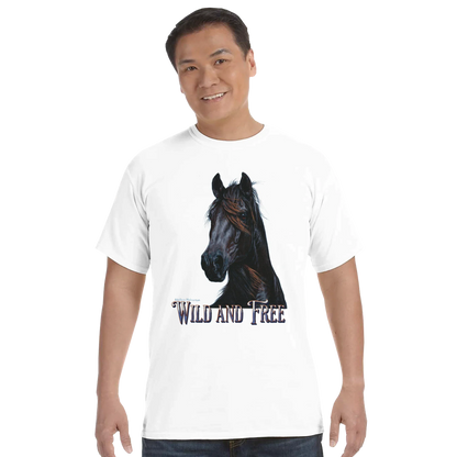 Wild and Free Comfort Colors Unisex Tee – 100% Cotton