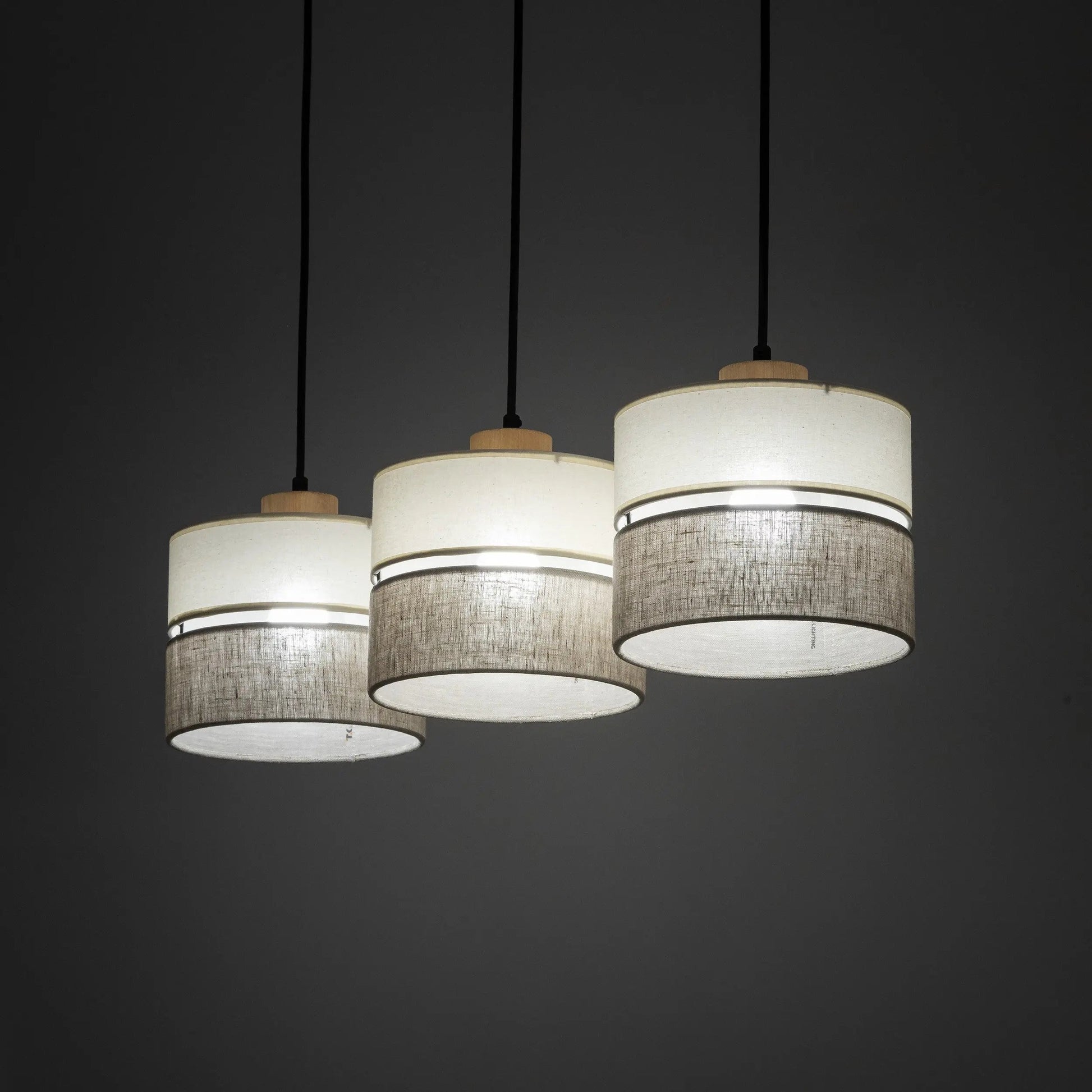 Eco Scandinavian 3-Light Pendant for Kitchen Island & Dining Table - AURABAGS SHOP