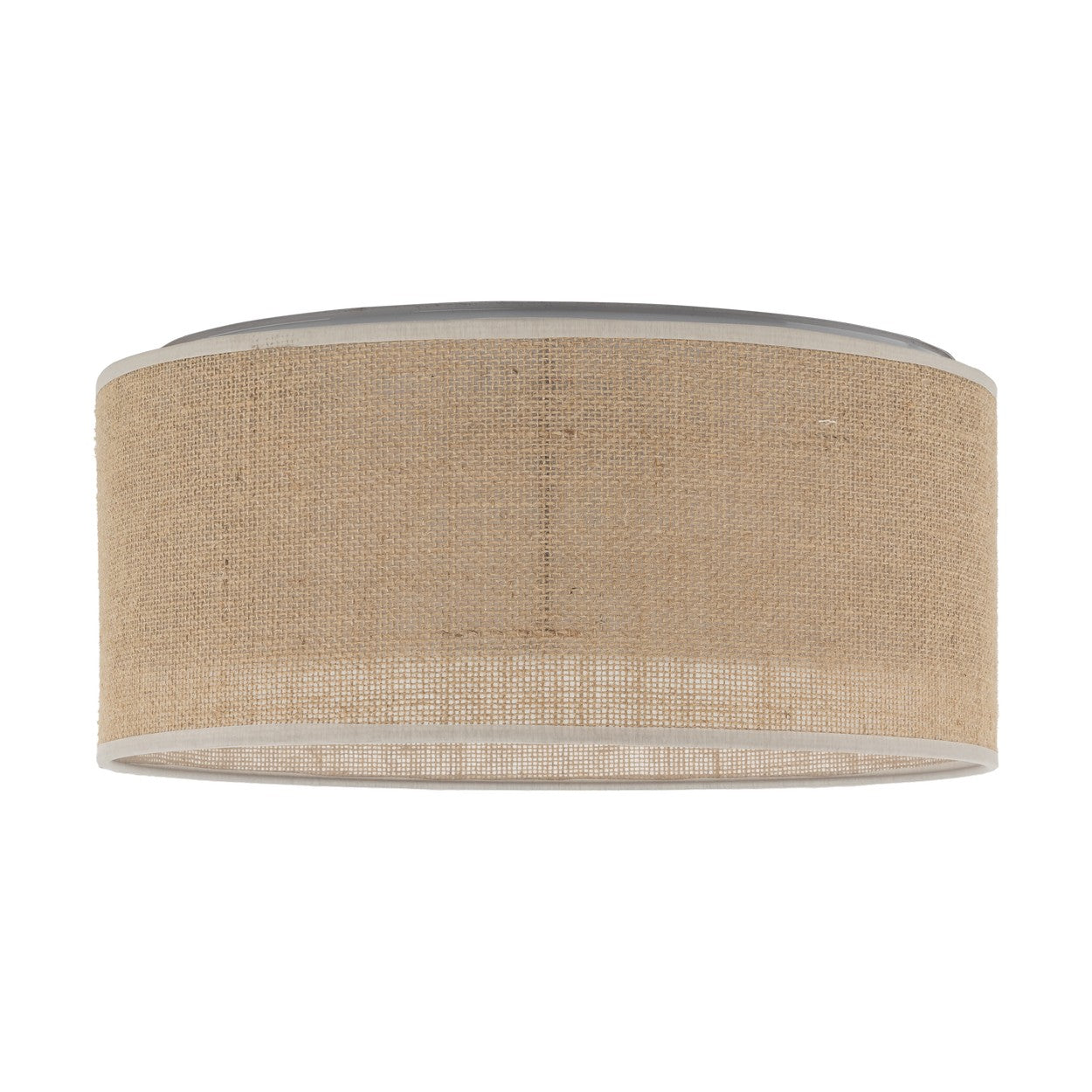 JUTE Natural Woven Flush Mount Ceiling Light Fixture for Kitchen, Hallway & Living Room – Scandinavian Minimalist Lighting - AURABAGS SHOP