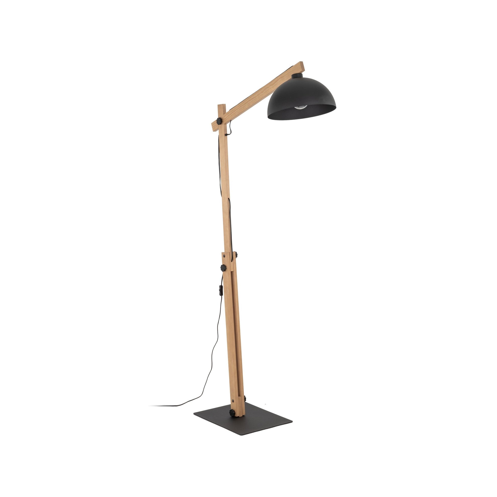 OSLO Black Scandinavian Floor Lamp for Living Room, Bedroom & Office – Modern Minimalist Lighting - AURABAGS SHOP