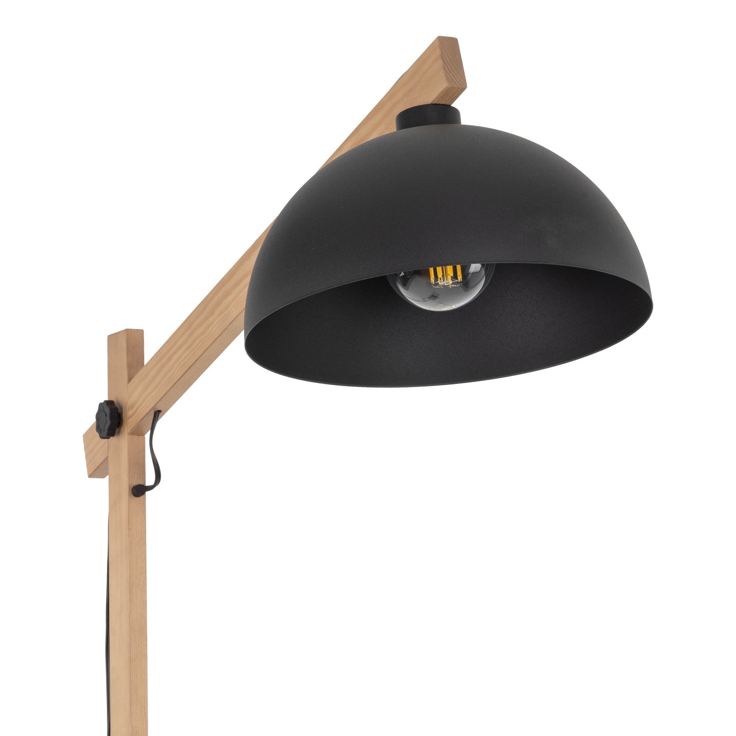 OSLO Black Scandinavian Floor Lamp for Living Room, Bedroom & Office – Modern Minimalist Lighting - AURABAGS SHOP