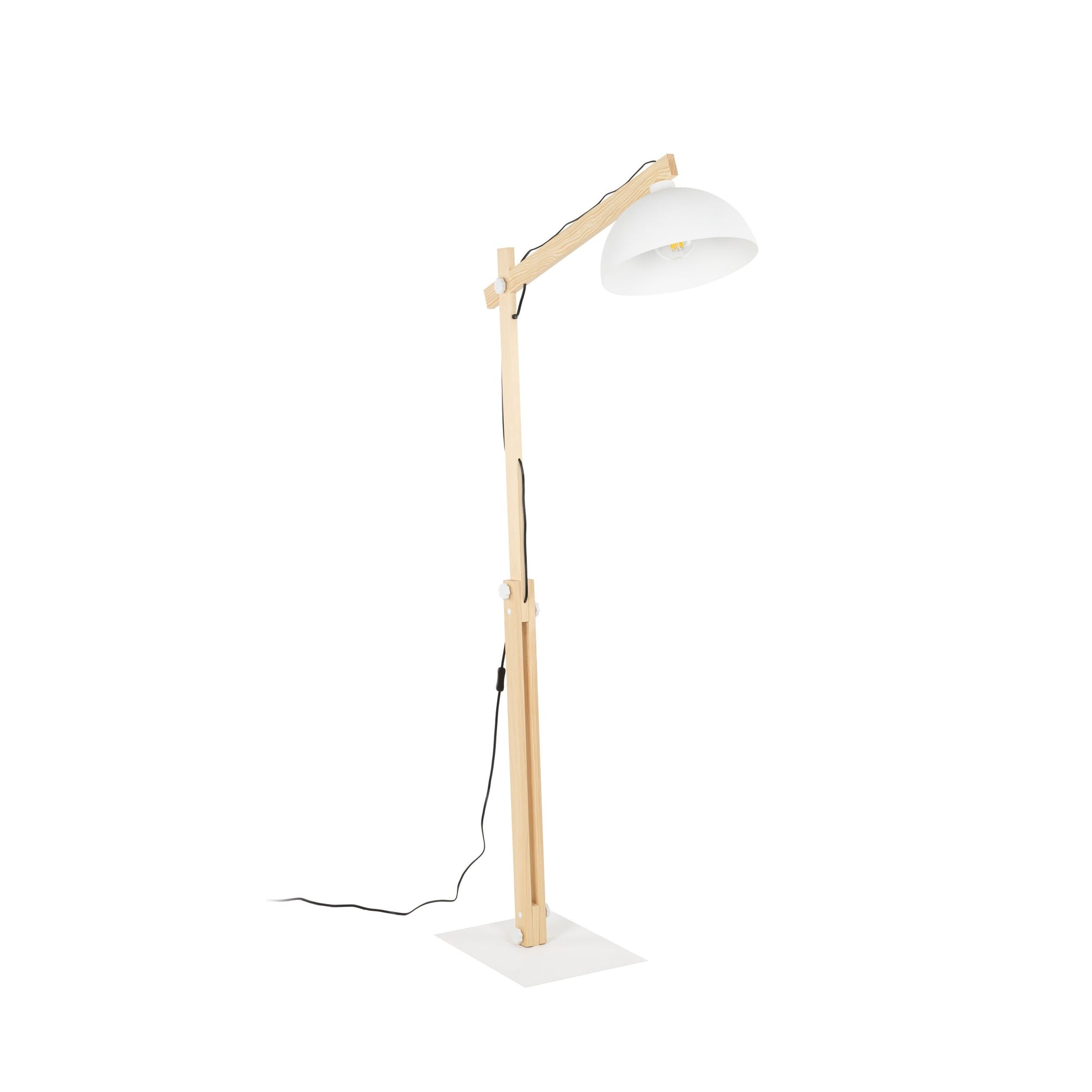 OSLO White Scandinavian Floor Lamp  (Clearance) - AURABAGS SHOP