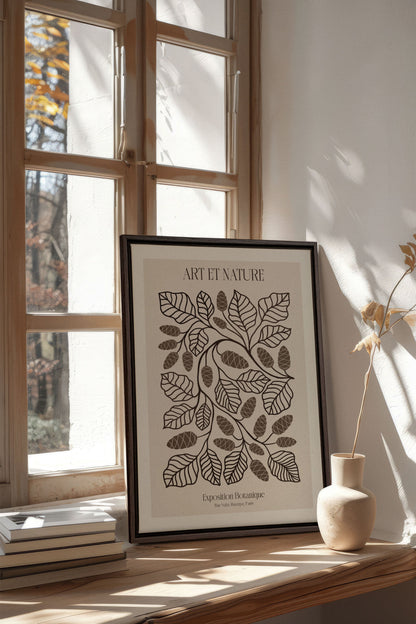ART ET NATURE, Oeuvre sur toile étirée