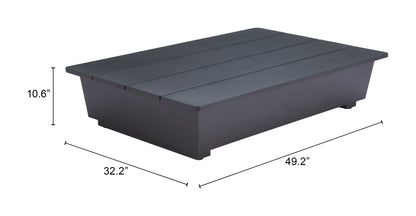 Arbor Outdoor Coffee Table - Black