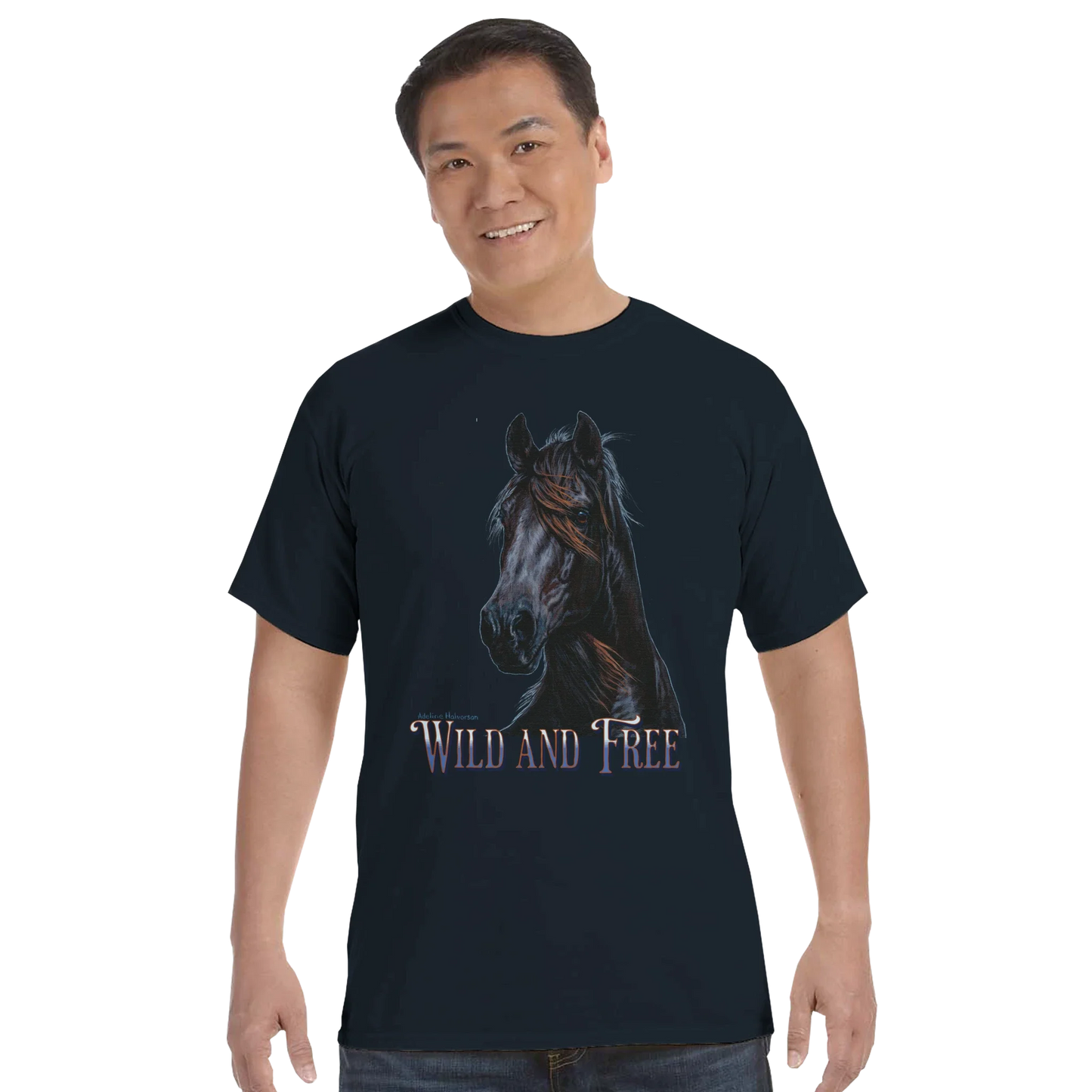 Wild and Free Comfort Colors Unisex Tee – 100% Cotton