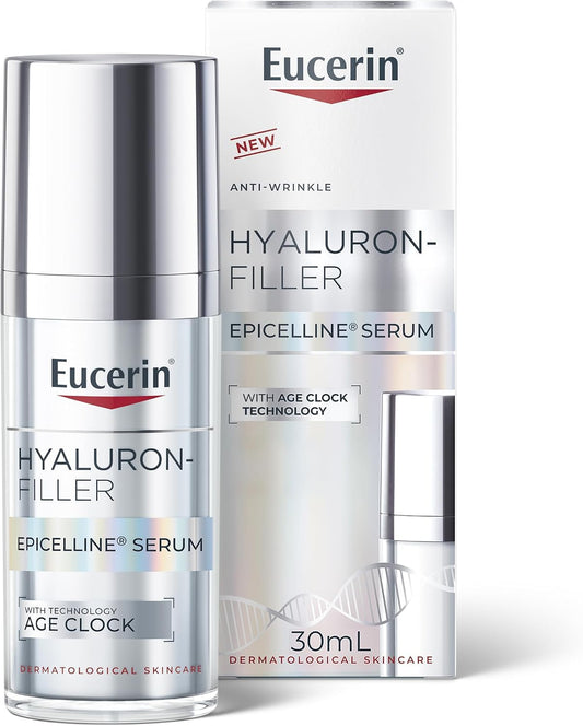 Eucerin Anti Wrinkle Epicelline Hyaluronic Acid Serum for Face, Anti Aging Face Serum for Women Visibly Rejuvenates the Look of Skin, All Skin Types, 30mL Bottle 🍁 All In One Marketplace Canada