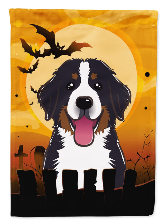 Caroline's Treasures BB1795CHF Halloween Bernese Mountain Dog Canvas House Size Flag, Multicolor, Large