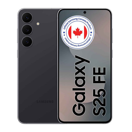 Samsung Galaxy S25 FE (CAD Version & Warranty) - Jet Black, 128GB, Galaxy AI, 6.7" AMOLED 2X Display, 50MP - Financing Available 🍁 All In One Marketplace Canada