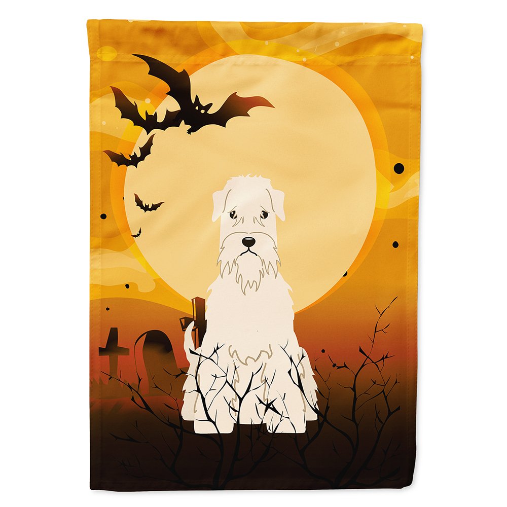 Caroline's Treasures BB4327CHF Halloween Soft Coated Wheaten Terrier Flag Canvas House Size, Large, Multicolor