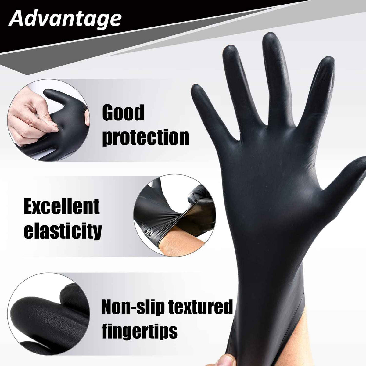 PROMEDIX P Nitrile Gloves, 4mil-100 count, Gloves Disposable Latex Free, Disposable Gloves for Household, Food safe 🍁 All In One Marketplace Canada