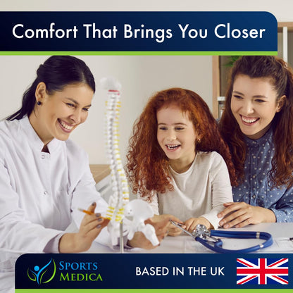 Sports Medica Doctor Developed Ergonomic Knee Pillow for Side Sleepers - eHandbook Included - Memory Foam Spine Alignment Leg Pillow for Sleeping on Side - Hip & Leg Elevation Pillow 🍁 All In One Marketplace Canada