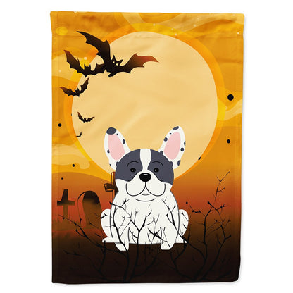 Caroline's Treasures BB4277CHF Halloween French Bulldog Piebald Flag Canvas House Size, Large, Multicolor