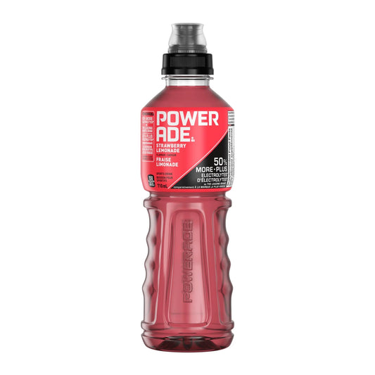 Powerade, Strawberry Lemonade, 710mL Bottles, Pack of 12 🍁 All In One Marketplace Canada