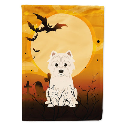 Caroline's Treasures BB4308CHF Halloween Westie Flag Canvas House Size, Large, Multicolor