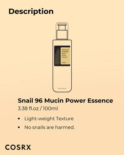 Cosrx Advanced Snail 96 Mucin Power Essence 100ml 🍁 All In One Marketplace Canada