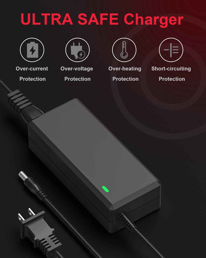 42V 2A Electric Scooter Charger for GOTRAX GXL V2,G2,G3,G4,Hiboy S2 Pro,Jetson Bolt/Bolt Pro/Adventure/Metro/Journey/LX10/ J5/J8 Bikes 🍁 All In One Marketplace Canada