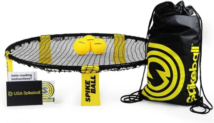 Spikeball Game Set (3 Ball Kit) - Outdoor Indoor Gift for Teens, Family - Yard, Lawn, Beach, Tailgate - Includes Playing Net, 3 Balls, Drawstring Bag, Rule Book 🍁 All In One Marketplace Canada