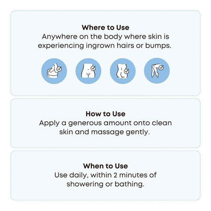 Bushbalm Ingrown Hair Oil - Targets Ingrown Hairs, Razor Bumps and Post Shave Irritation - Soothes and Hydrates Skin, 30 ml - Nude 🍁 All In One Marketplace Canada