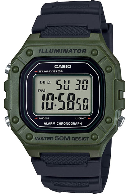 Casio Men's W-218H-3AVCF Classic Digital Display Quartz Black Watch 🍁 All In One Marketplace Canada