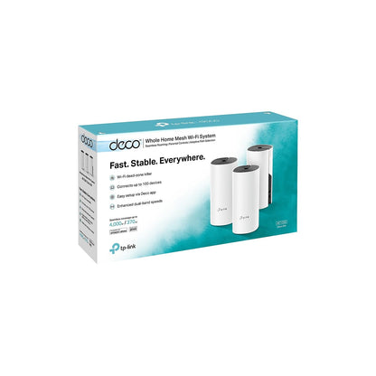 TP-Link Deco Whole Home Mesh WiFi System (Deco M4) – Up to 5,500 Sq. Ft. Coverage, Replaces Wireless Internet Routers and Extenders, Gigabit Ports, Works with Alexa, 3-Pack 🍁 All In One Marketplace Canada