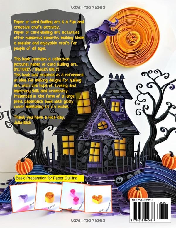 Paper Quilling Cute Halloween Paper Crafts: Basic Preparation & Image Gallery Quilling Art