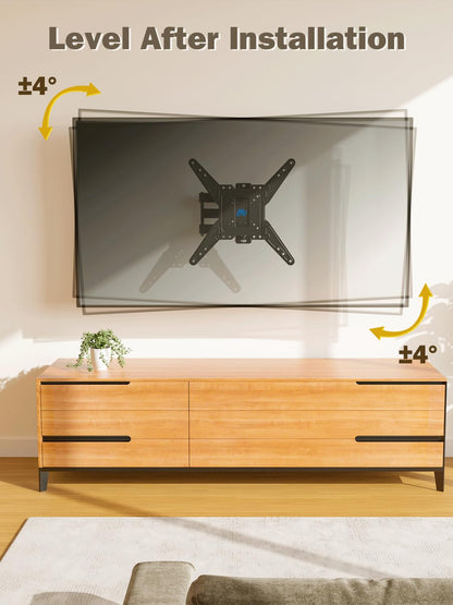 Mounting Dream TV Mount for Most 26-55 Inch TVs, Full Motion TV Wall Mount with Perfect Center Design on Single Stud Articulating Mount Max VESA 400x400mm up to 77 LBS, MD2413-MX 🍁 All In One Marketplace Canada