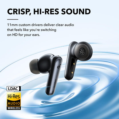 soundcore by Anker Liberty 4 NC Wireless Noise Cancelling Earbuds, 98.5% Noise Reduction, Adaptive Noise Cancelling to Ears and Environment, Hi-Res Sound, 50H Battery, Wireless Charging, Bluetooth 5.3 🍁 All In One Marketplace Canada