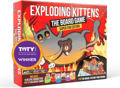 Exploding Kittens The Board Game Superfan, 2-6 Players, Age 7+ 🍁 All In One Marketplace Canada