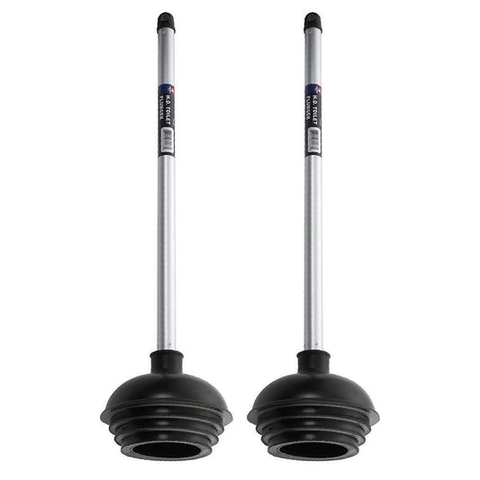 NEIKO 60170A Toilet Plungers | Dual Pack | Patented All-Angle Design | Heavy Duty | Aluminum Handle | Residential, Commercial, and Industrial Building Sanitation Use 🍁 All In One Marketplace Canada