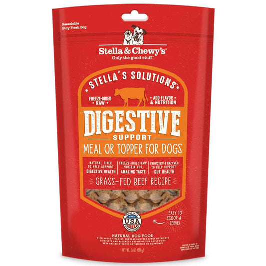 Stella & Chewy's Stella's Solutions Digestive Support Grass-Fed Beef Dinner Morsels Freeze-Dried Raw Dog Food, 368g 🍁 All In One Marketplace Canada