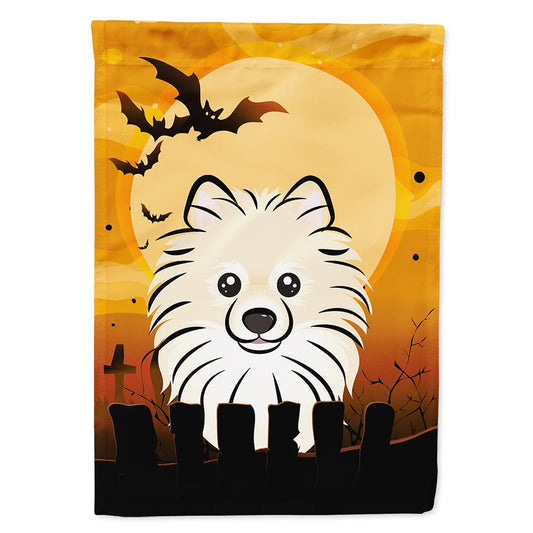 Caroline's Treasures BB1765CHF Halloween Pomeranian Canvas House Size Flag, Multicolor, Large