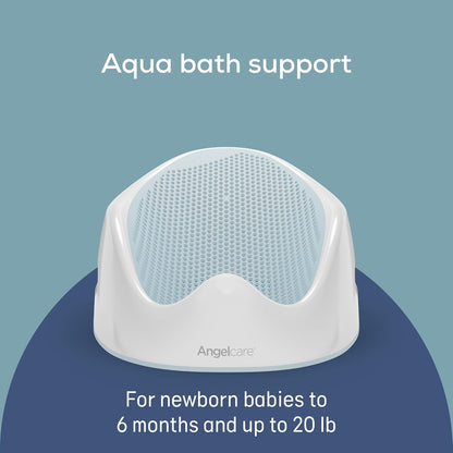 Angelcare Baby Bath Support, Aqua, for babies less than 6 months of age, Made in Canada 🍁 All In One Marketplace Canada