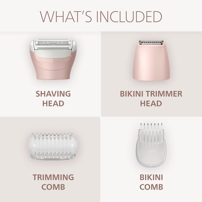 Philips Lady Shaver Series 6000, Cordless Electric Lady Shaver, Wet & Dry Electric Razor for Body Hair Removal, BRL137/00 🍁 All In One Marketplace Canada