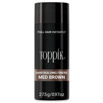 TOPPIK Hair Building Fibers, 27.5 g, Fill In Fine or Thinning Hair, Instantly Thicker Looking, Multiple Shades for Men & Women 🍁 All In One Marketplace Canada