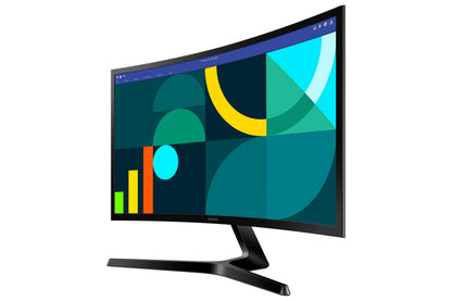 Samsung 27-inch FHD Black Curved Screen Monitor with 100 Hz Refresh Rate, Game Mode, Eye Saver Mode - (LS27D368GANXZA) [Canada Version]