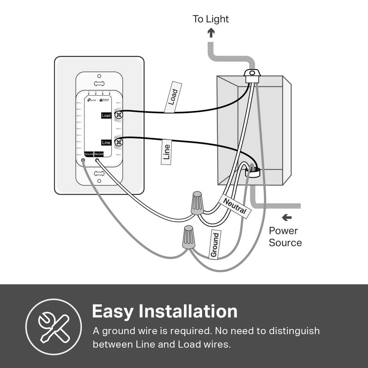 Kasa Smart Single Pole Dimmer Switch by TP-Link (HS220) -Dimmer Light Switch for LED Lights, Works with Alexa and Google Home, 1-Pack , White ( Packaging May Vary ) 🍁 All In One Marketplace Canada
