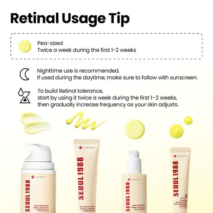 Seoul 1988 Eye Cream: Retinal Liposome 4% +Fermented Bean 30ml 🍁 All In One Marketplace Canada