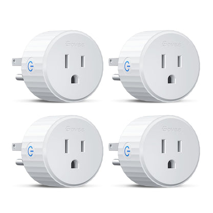 Govee Smart Plug, WiFi Plugs Work with Alexa & Google Assistant, Smart Outlet with Timer & Group Controller, WiFi Outlet for Home, No Hub Required, ETL & FCC Certified, WiFi Bluetooth Connect, 4 Pack 🍁 All In One Marketplace Canada
