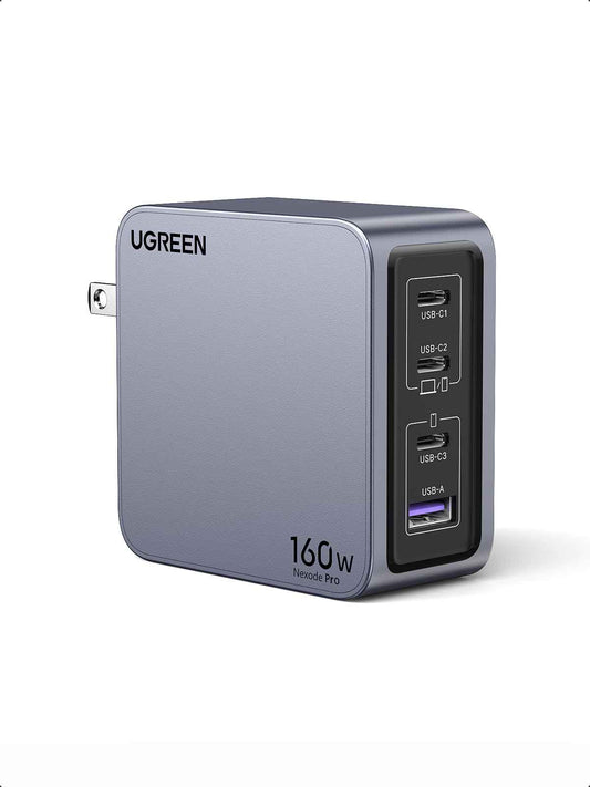 UGREEN Nexode Pro 160W USB C Charger, 4-Port PD3.1 140W GaN Charger Block Compact PPS Fast Charger for MacBook Pro M4, Pixelbook, XPS, iPad, iPhone 17 Pro Max, Galaxy S26 S25, Pixel 10, Steam Deck 🍁 All In One Marketplace Canada