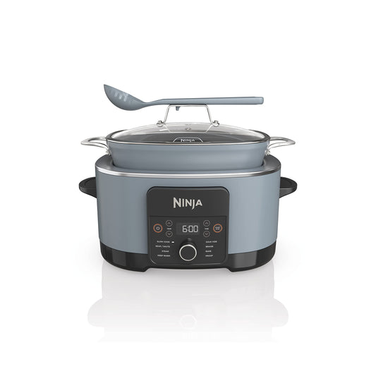 Ninja MC1001C Foodi PossibleCooker PRO 8.5 Quart Multi-Cooker, with 8-in-1 Slow Cooker,Dutch Oven,Steamer &More,Glass Lid & Integrated Spoon,Nonstick,Oven Safe Pot to 500°F,Sea Salt Gray,Sea Salt Grey 🍁 All In One Marketplace Canada