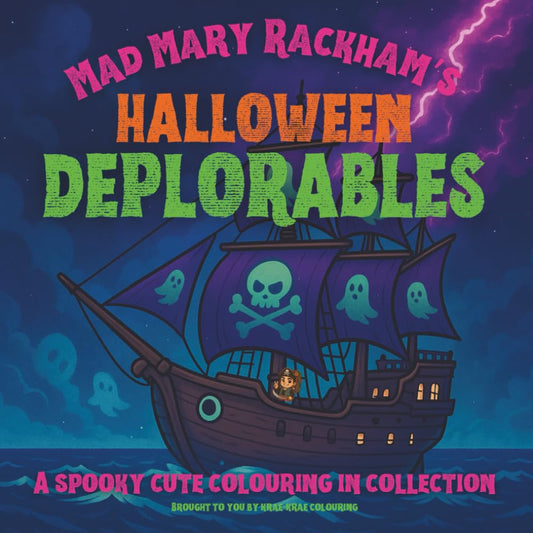 Halloween Deplorables: A Spooky Cute Colouring In Collection
