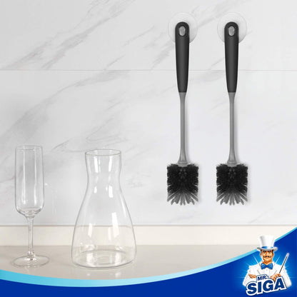 MR.SIGA Long Handle Bottle Brush, Cleaning Brush for Water Bottle, Glassware, 2 Pack 🍁 All In One Marketplace Canada