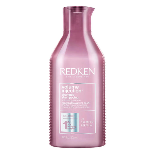 Redken Volume Injection Shampoo, Lightweight Volumizing Shampoo For Fine Hair, Instantly Creates Lift And Body For Flat Hair, Paraben Free, 10.1 oz 🍁 All In One Marketplace Canada