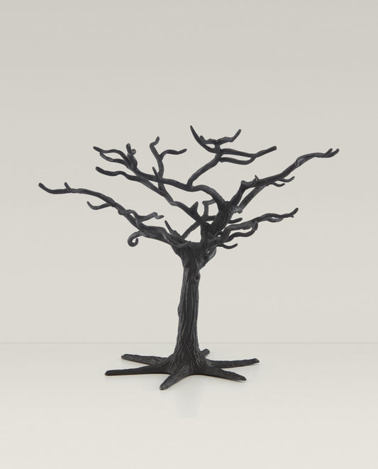 Lenox Matte Black Metal Halloween Mini Ornament Tree